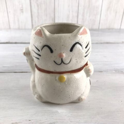 Manekineko Lucky Cat Mug (Made in Japan)