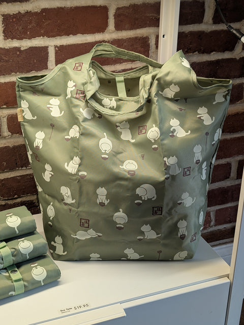 Matcha Cat Tote Bag