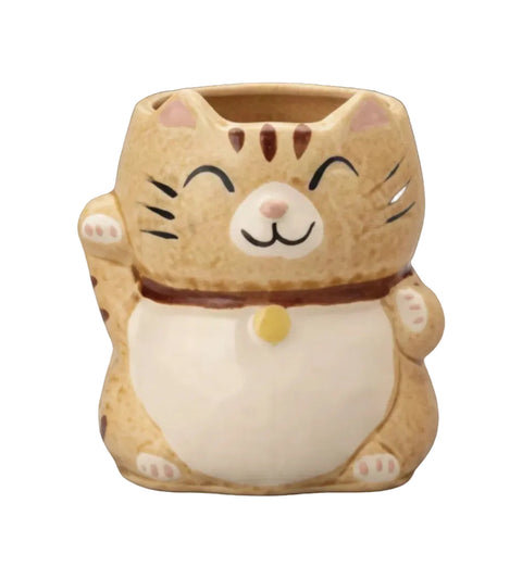 Manekineko Lucky Cat Mug (Made in Japan)